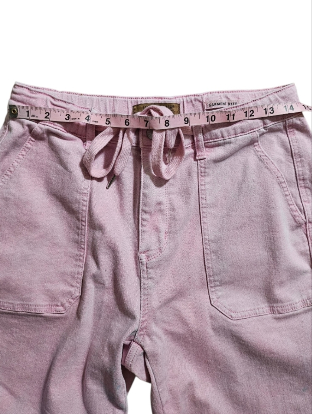 Judy Blue SZ 9/29 High-Rise Pink Dyed Denim Joggets - Picture 10 of 16